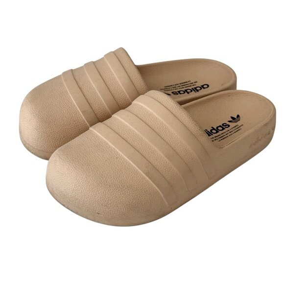 Adidas AdiFOM Women Sliders Sandals Slippers Adilette Beige UK5 - Picture 6 of 7
